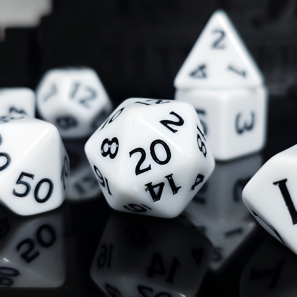 7Pcs/set Acrylic Dice Set Boar – Board Game Digital recenzja i cena