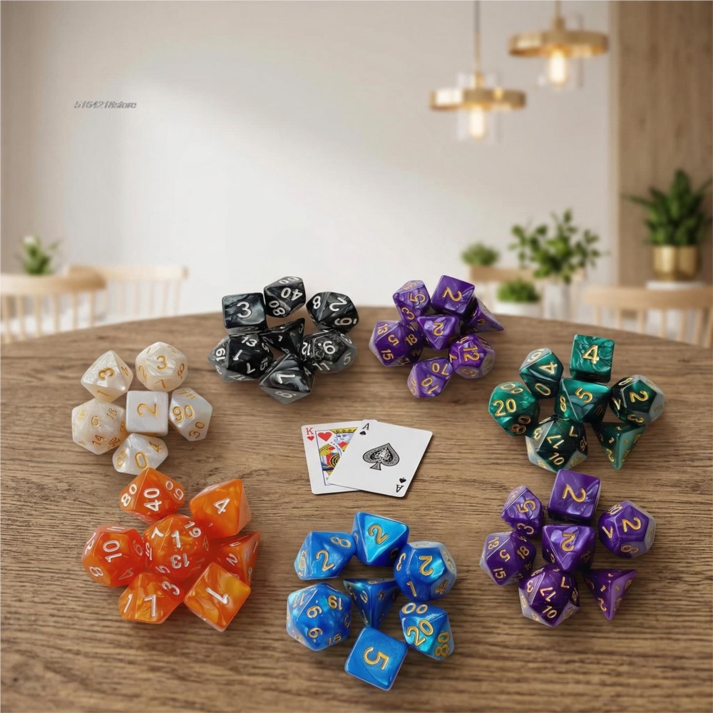 7pcs Set Dice Board Games Roll – Board Game Hegemony recenzja i cena