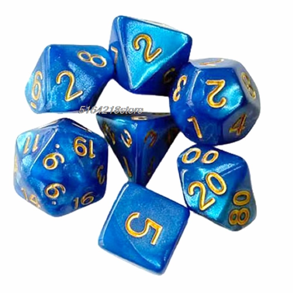 7pcs Set Dice Board Games Roll – Board Game Hegemony recenzja i cena