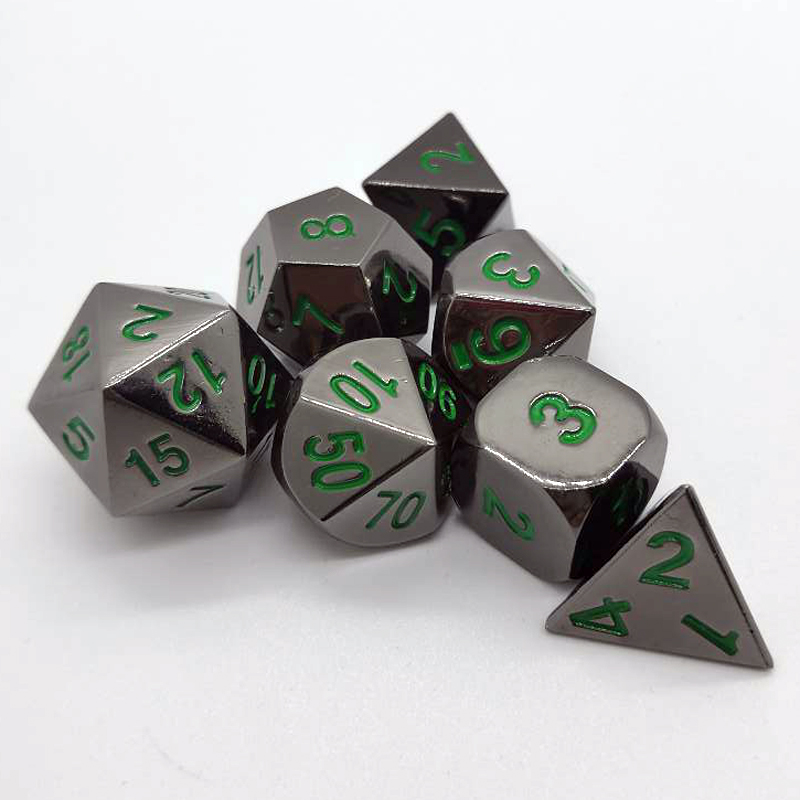 7PCS Metal Polyhedral Dices Se – Board Game Digital recenzja i cena