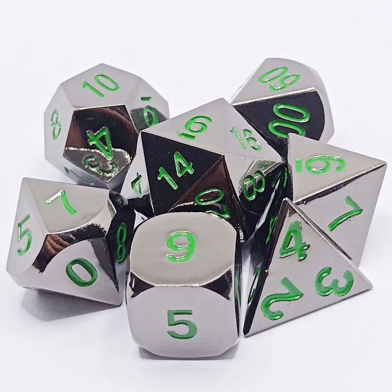 7PCS Metal Polyhedral Dices Se – Board Game Digital recenzja i cena