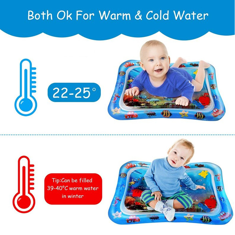 Inflatable Tummy Time Baby Pla – Play Mat Neoprene recenzja i cena
