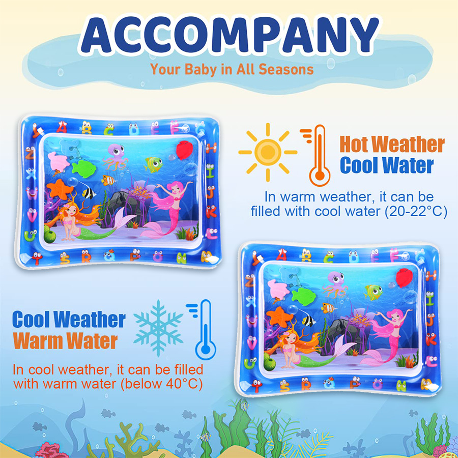 Baby Water Play Mat Inflatable – Play Mat Neoprene recenzja i cena