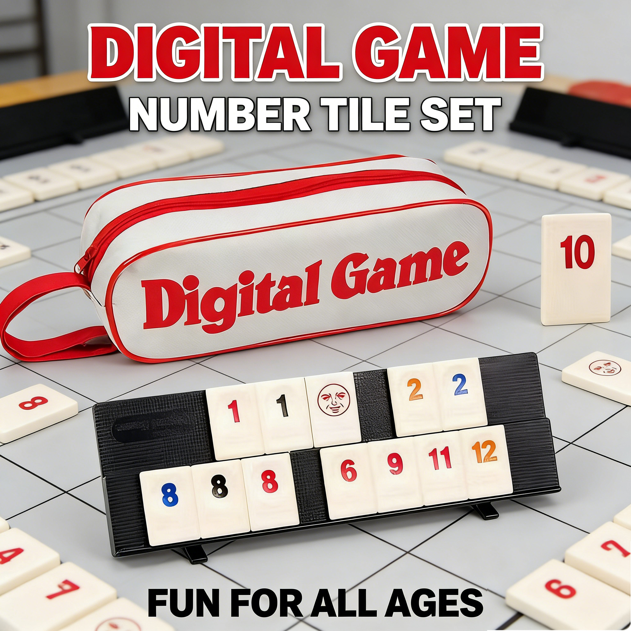 Rummy Cube Game with 4 Racks,R – Board Game Sequence recenzja i cena