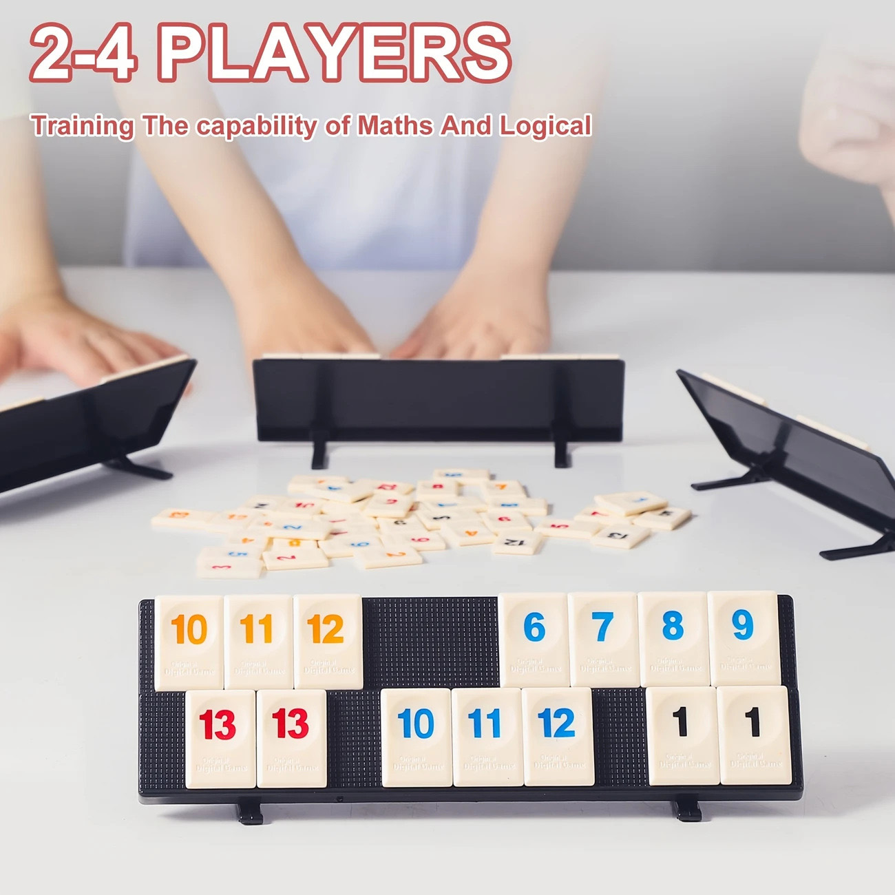 Rummy Cube Game with 4 Racks,R – Board Game Sequence recenzja i cena