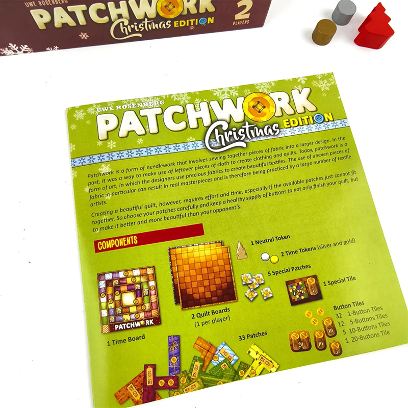 New Patchwork Christmas Board  – Board Game Sequence recenzja i cena