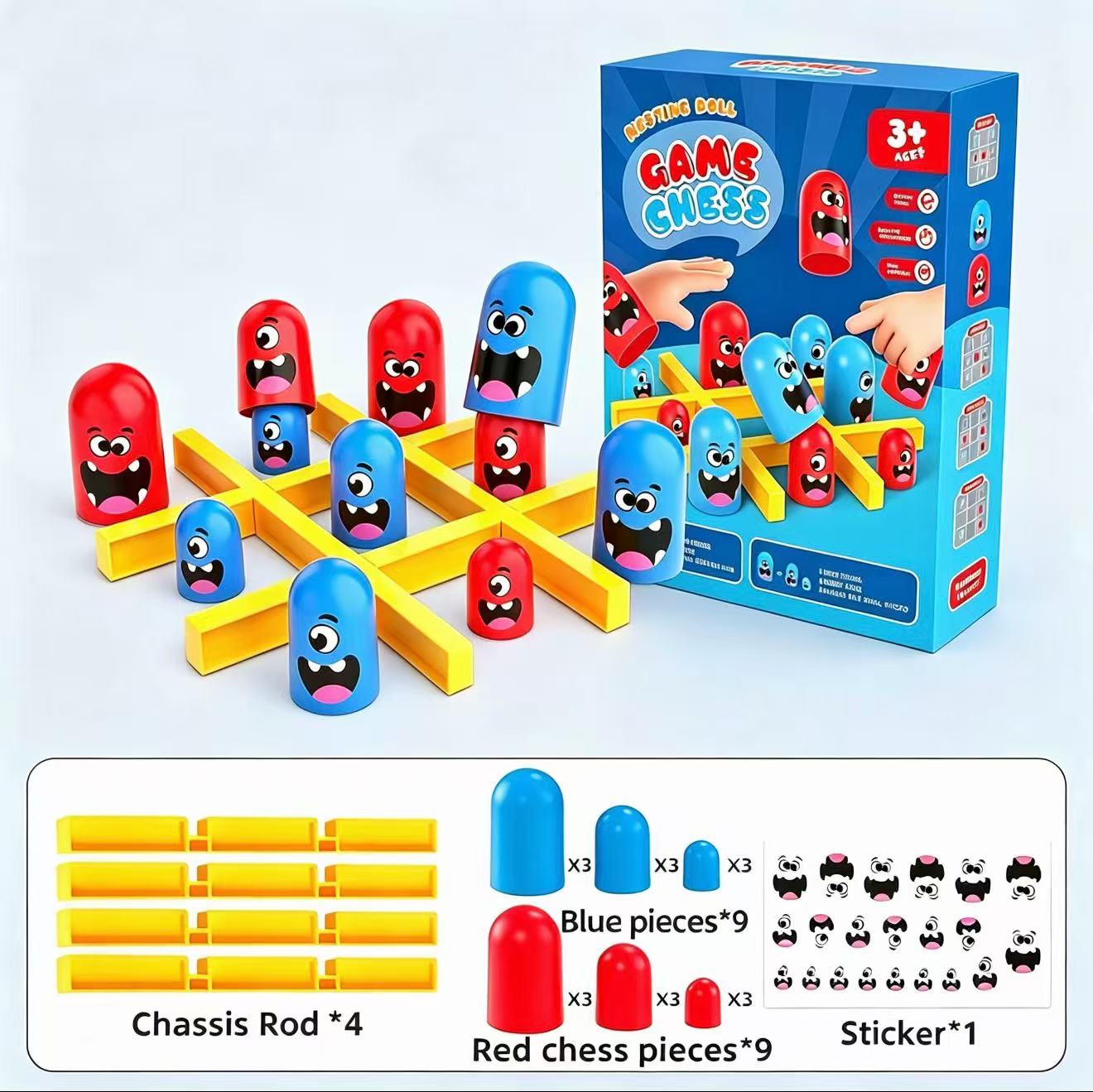 Tic-Tac-Toe Eat-and-Be-Sized S – Board Game Idea recenzja i cena