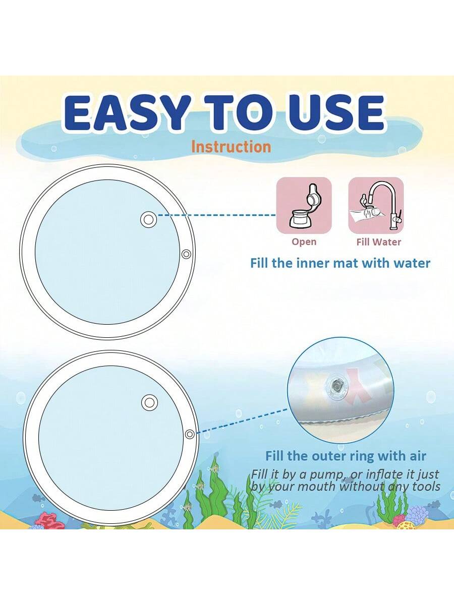 Baby Water Play Mat Inflatable – Play Mat Neoprene recenzja i cena