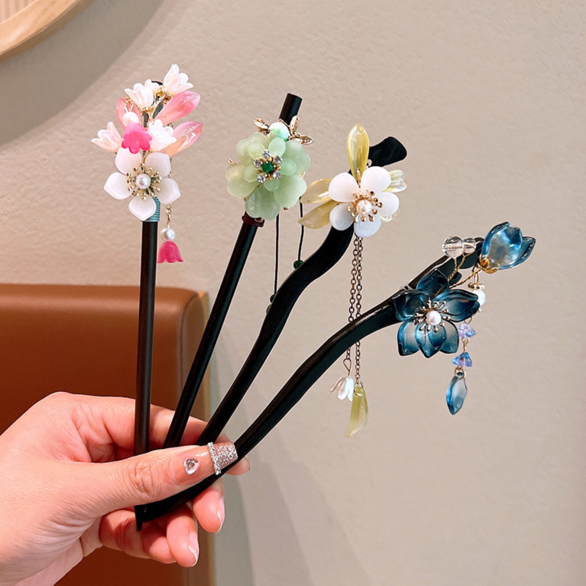 Exquisite Flower Tassel Wooden – Board Game Go recenzja i cena