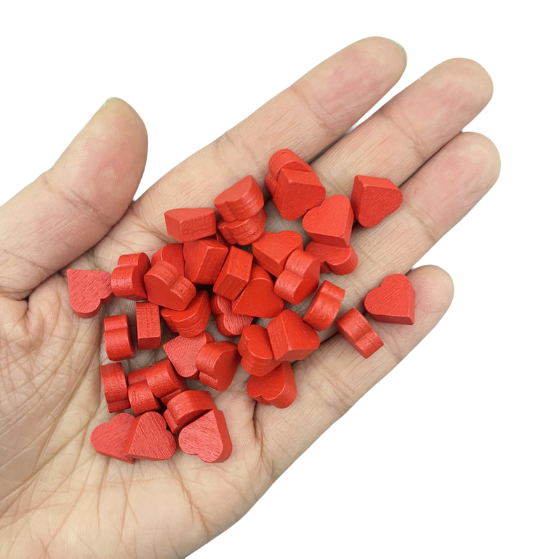 100Pcs 10mm*5mm Red Heart Shap – Board Game Hegemony recenzja i cena
