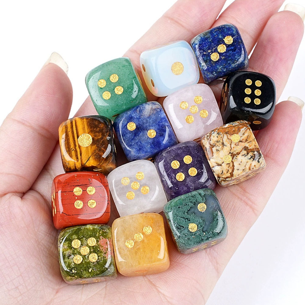 1pc Natural Stone Crystal Dice – Board Game Loop recenzja i cena